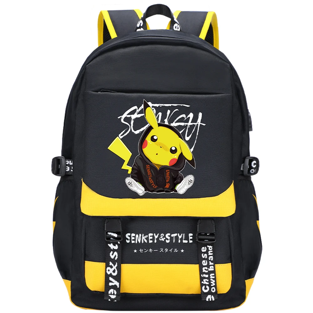 SenkeyStyle Пикачу милые школьные ранцы для мальчиков и девочек высокое качество