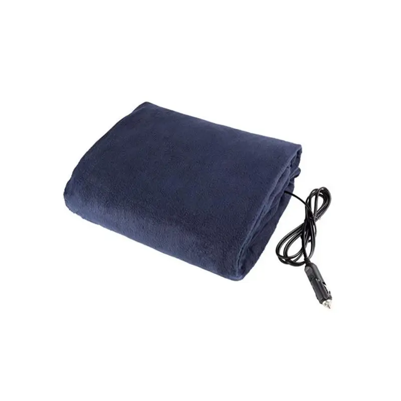 

1pc 110*150cm 12V Car Heating Blanket Lattice Energy Saving Warm Car Heating travel throw for autumn and winter warm, soft