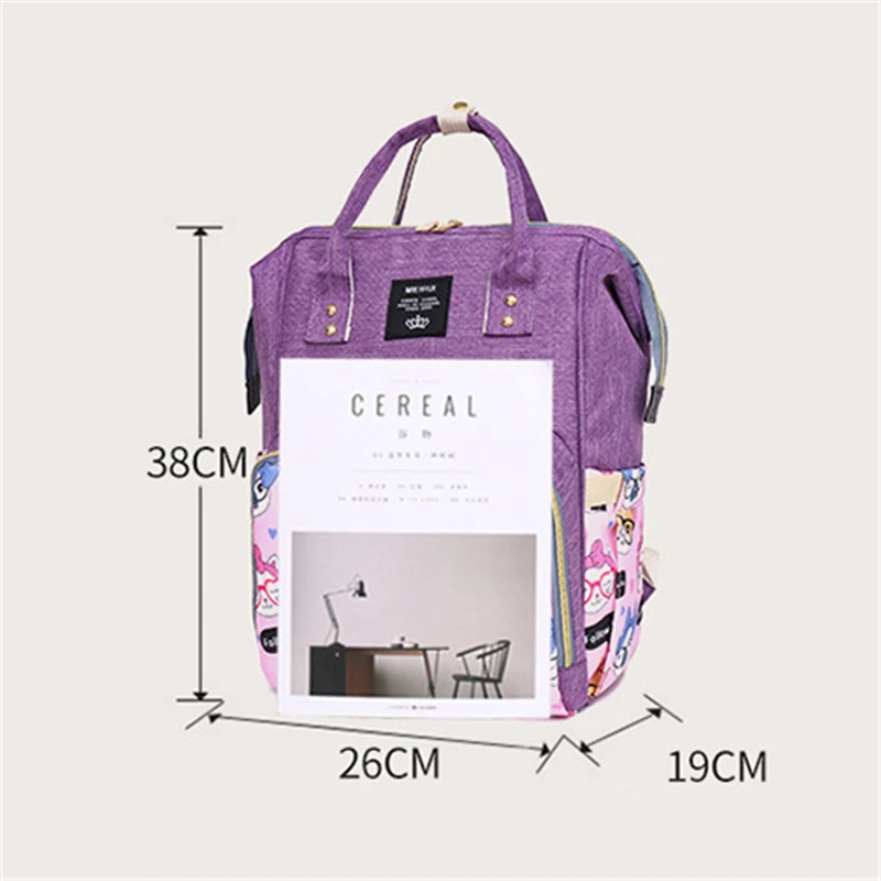 

New Style Mummy Maternity Nappy Diaper Backpack Bag Travel Backpack Mummy Backpack Multi-function Waterproof Outdoor Diaper Bags