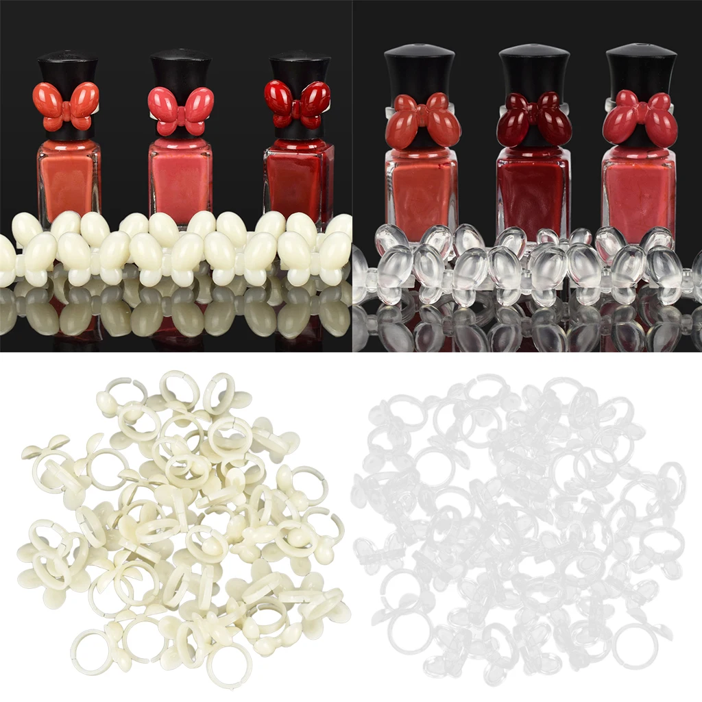 

100 Pcs Beautiful Butterfly Designed UV Gel Color Pops Display