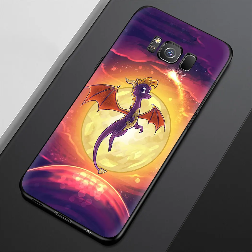 Мягкий силиконовый чехол IYICAO Spyro The Dragon для samsung S6 S7 S8 Edge S9 S10 Plus S10e|Чехлы-накладки| |