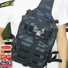 Уличная Военная Тактическая Сумка через плечо, мужская дорожная походная сумка на плечо для езды на велосипеде, охоты, спортивный рюкзак с седлом