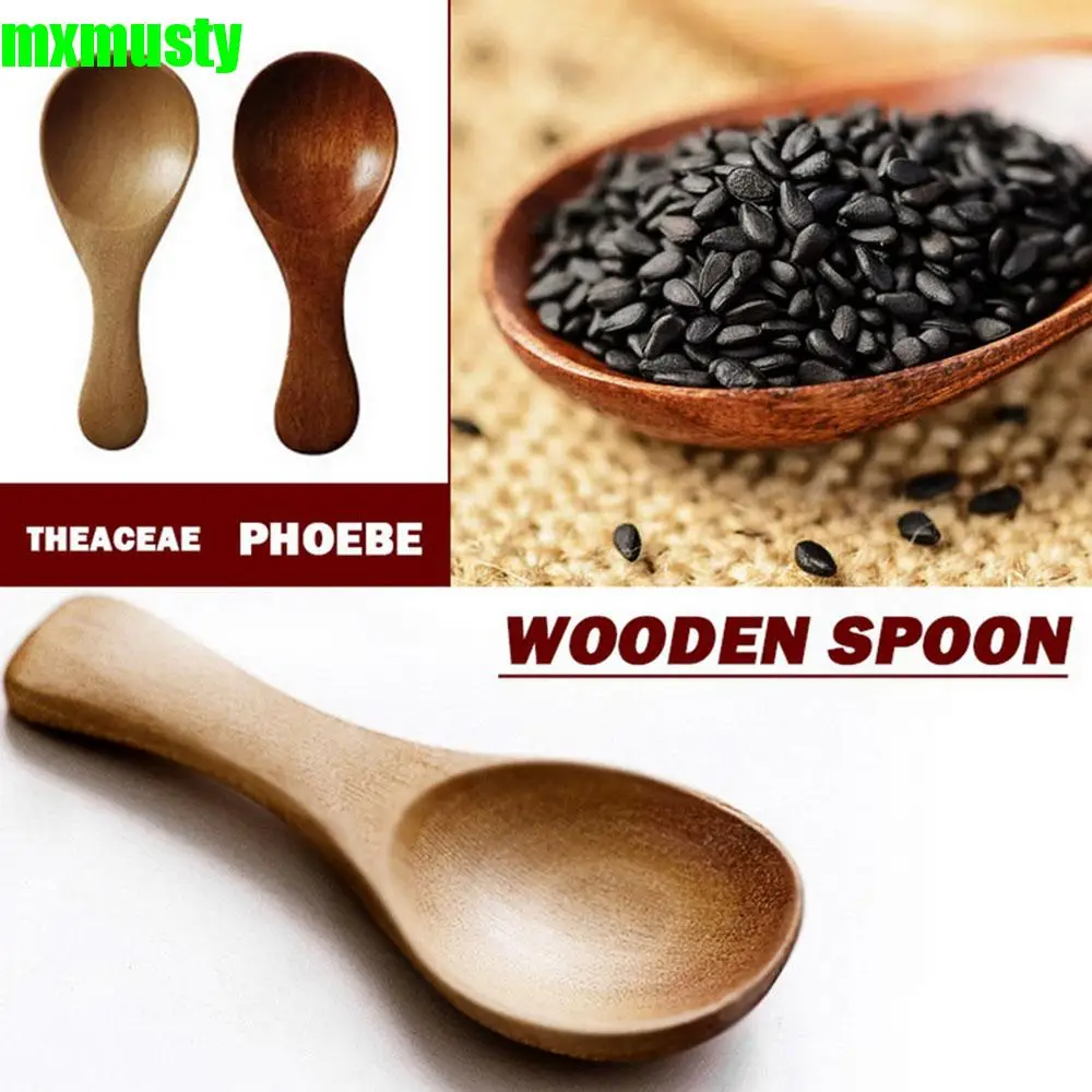 

Многофункциональная ложка для специй, мини-ложка для кофе, кухонный инструмент, Деревянный инструмент для приправ, прочная Ложка для сахара