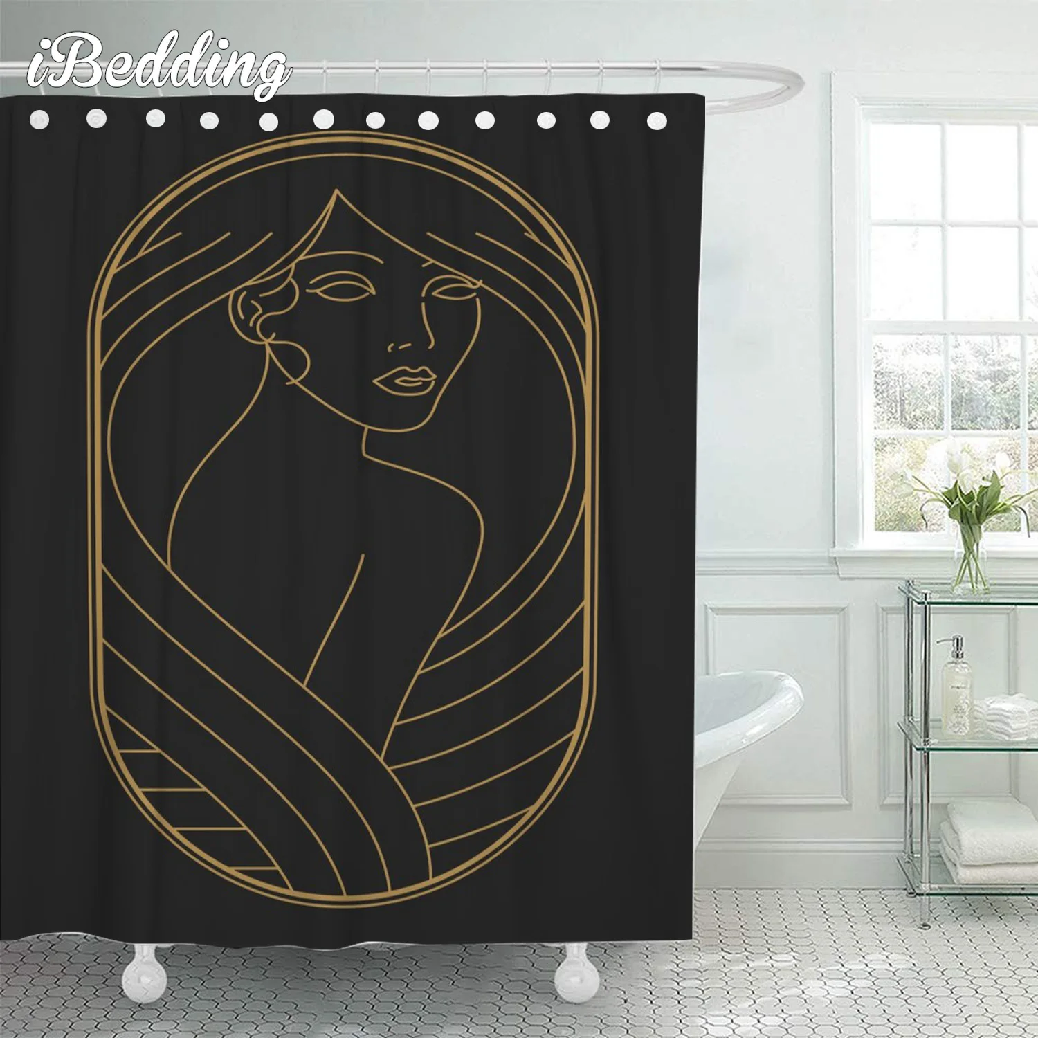 

Водонепроницаемая душевая занавеска С 3D-принтом, занавеска для ванной комнаты с крючками в стиле аниме, привлекательная Штора для ванной ко...