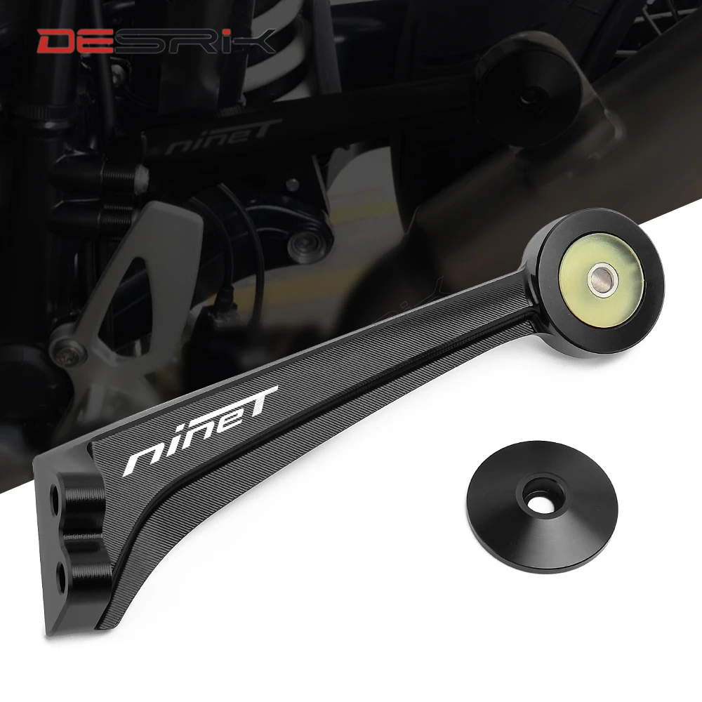 DESRIK Мотоцикл CNC выхлопная вешалка Монтажная пластина для BMW R ninet R9t nine t 2014 2019
