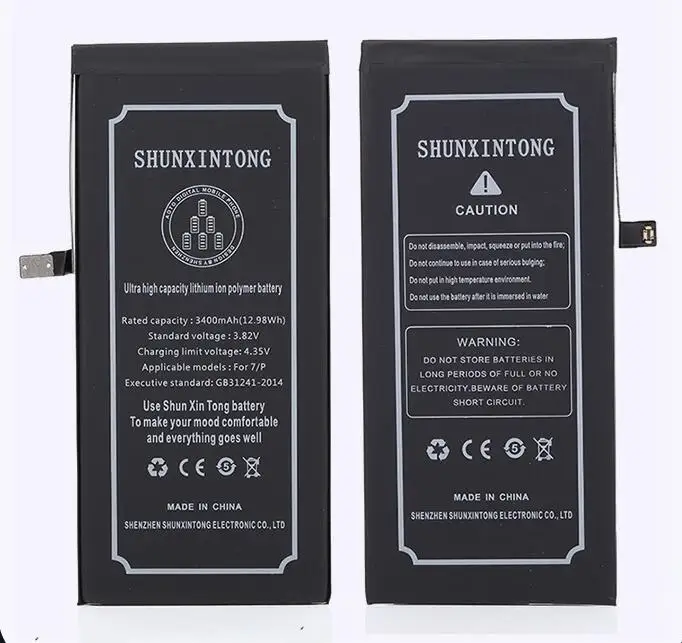 

Сверхмощный литий-ионный полимерный аккумулятор для телефона 3400 мАч для Apple iPhone 7 Plus 7/P, сменные батареи + набор инструментов