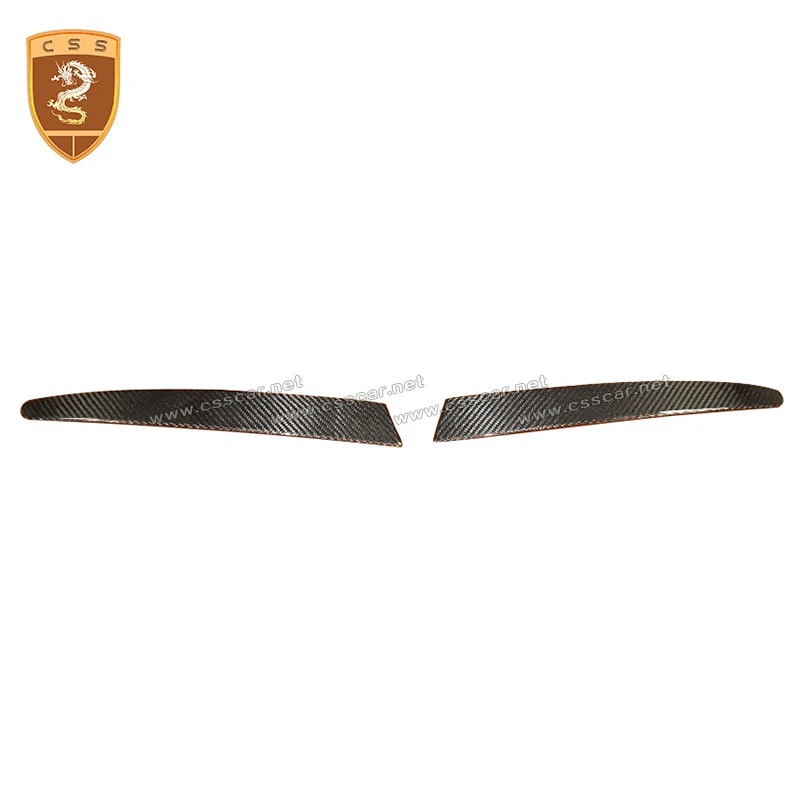 Реальные углеродного волокна задний светильник вставки отделка декоративные