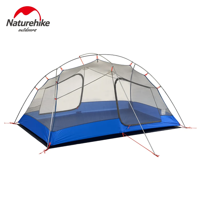 Прочная палатка NatureHike Paro для 2 человек 20D сверхлегкая водонепроницаемая походов