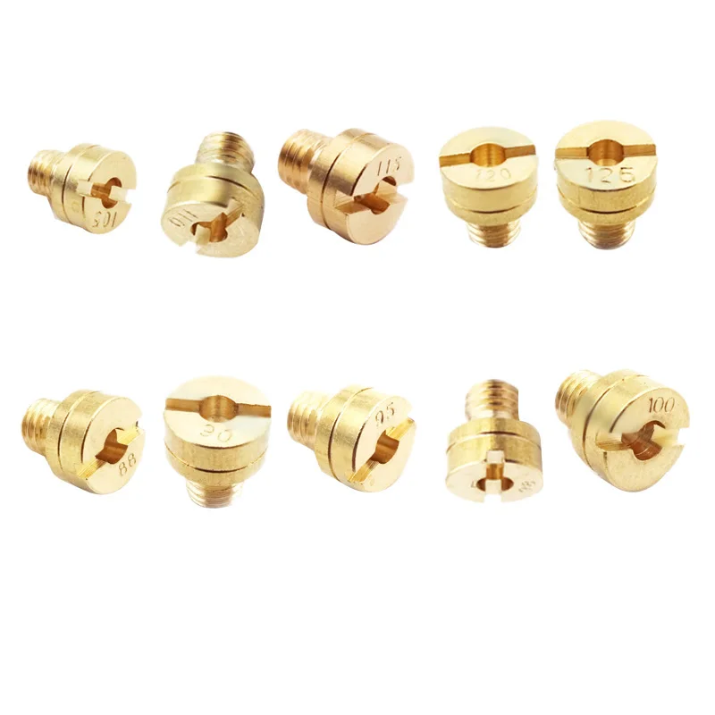 

5Mm Large Round Carb Main Jets for Mikuni Carburetor VM22 VM24 VM26 125Cc 150Cc 200Cc 250Cc Dirt Pit Bike