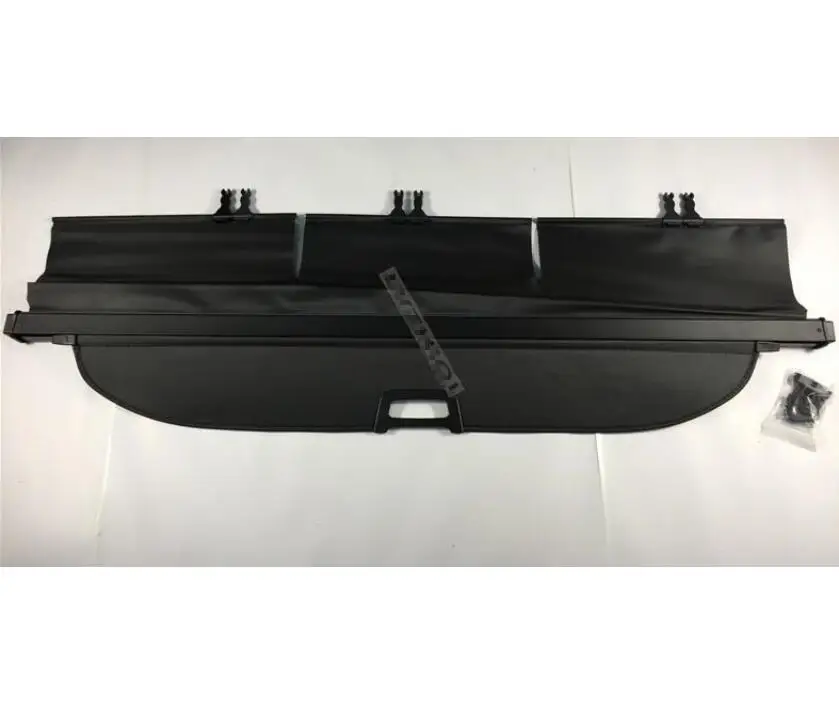 Для HYUNDAI Santa Fe 2011 2012 Задняя Крышка багажника грузового автомобиля защитный щит высокого качества авто аксессуары черный бежевый - Цвет: Black