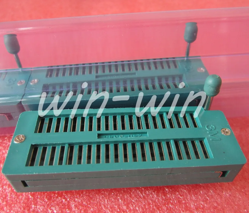 1 шт. гнездо 40P 40Pin ZIF ZIP IC Тест Тестер плата розетка узкая diy Электроника |