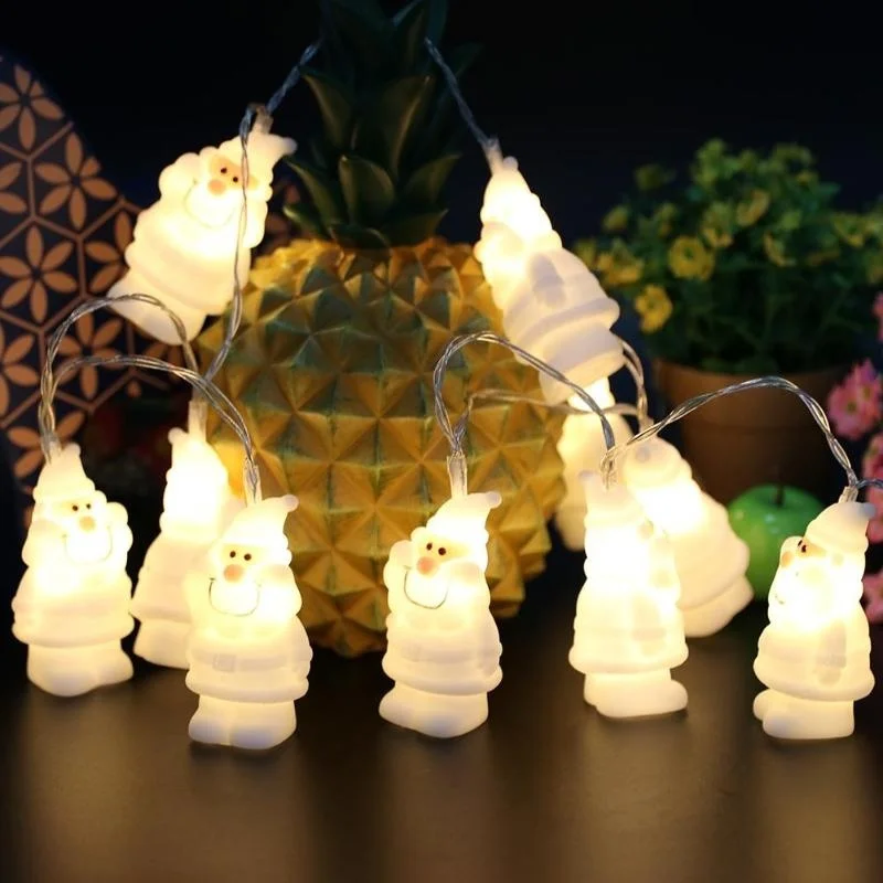 

10LED Santa Claus String Lights Christmas Tree Lamps for Christmas Home Party Decor