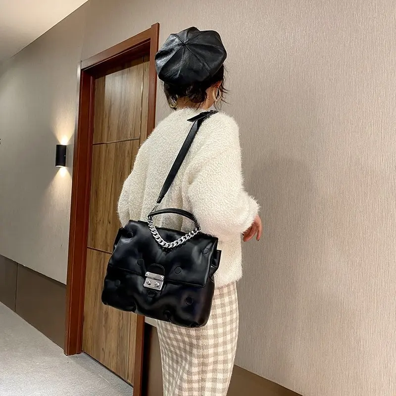 

Small Brand Designer PU Leather Crossbody Bags for Women 2021 Simple Totes Shoulder Bag Lady Luxury Handbags and Purses