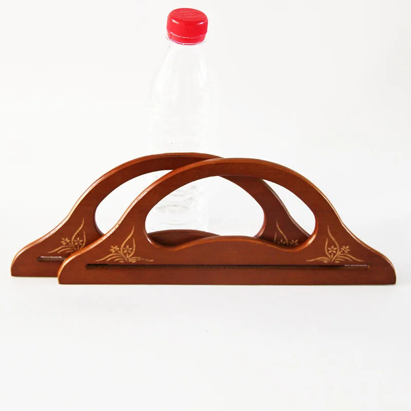

Four Piece=two Pairs Size 30.5 Cm Brown Wood Handle Bag Wood Frame Purse Handle Hanger Parts China Wholesale Diy Accessories