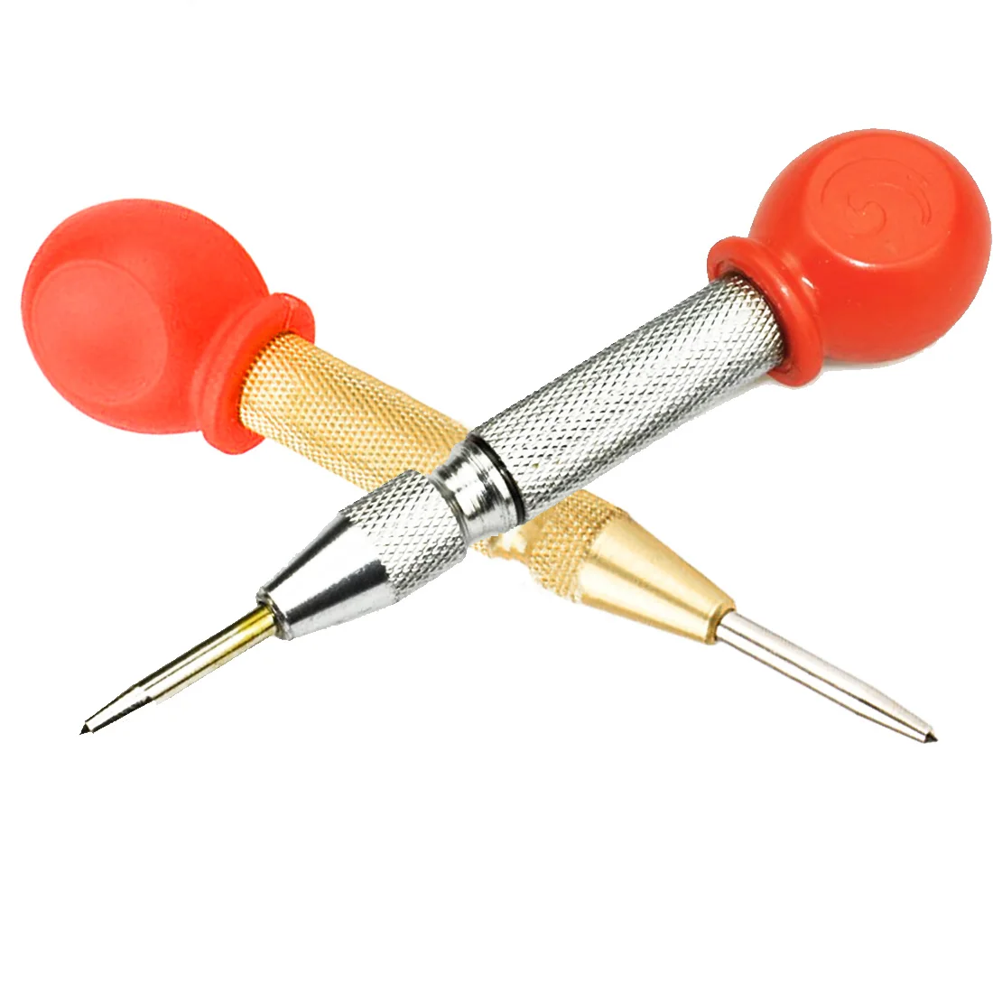 

New Automatic Center Pin Punch Spring Loaded Marking Starting Holes Tool Wood Press Dent Marker Woodwork Tool Drill Bit