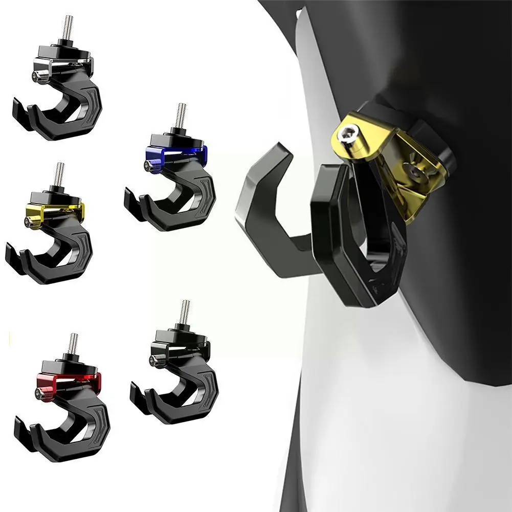 

Вешалка на руль мотоцикла, держатель для шлема, чемодана, дизайнерские двойные крючки для мотоцикла, аксессуары для двух скутеров, крючки T1v6