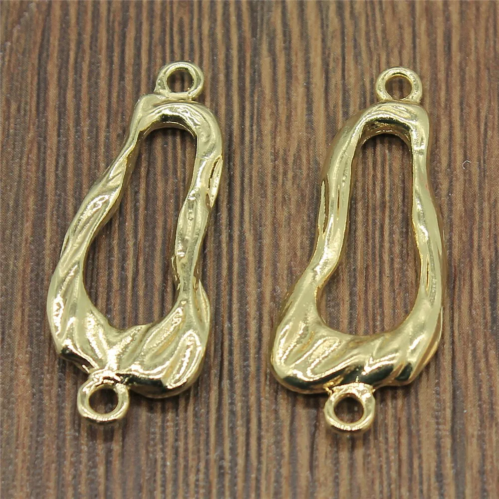 

2pcs 15x39mm High Quality KC Gold Color Geometric Pendant Charms DIY Jewelry Making Jewelry Finding Earring Making