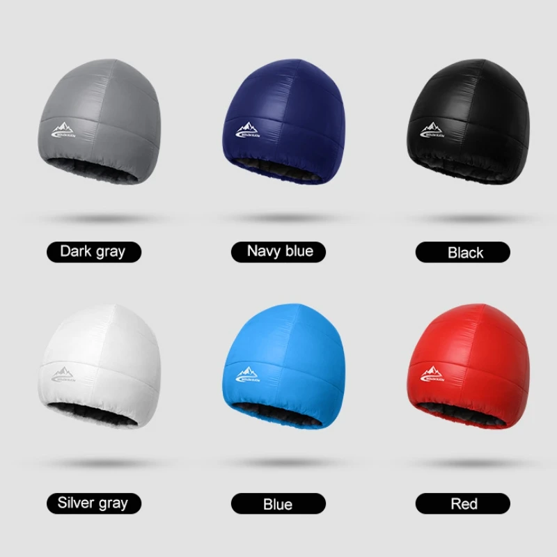 

Ski Winter Ski Beanie Hat Warm Earflap Down Hat Slouchy Cap Outdoor Windproof Waterproof For Skiing Skating Cycling/