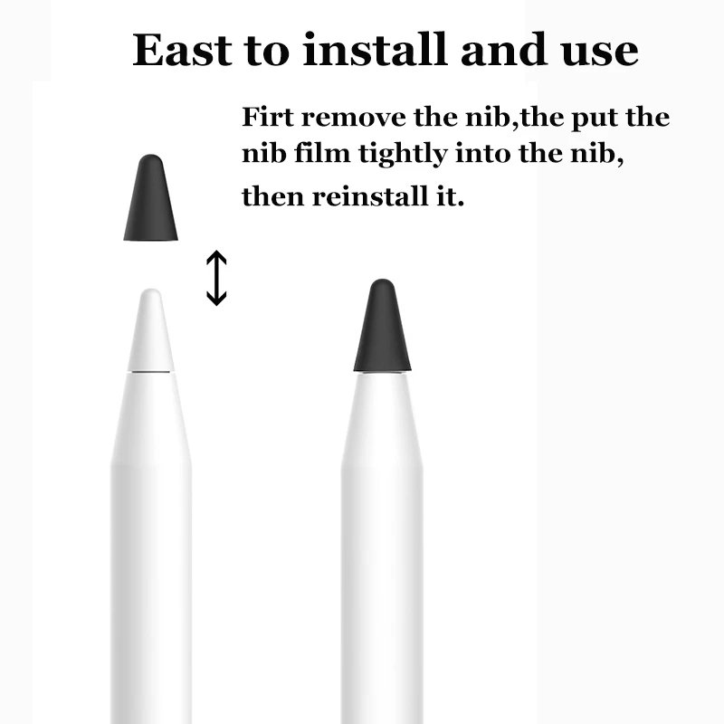 8 шт. силиконовый сменный наконечник чехол защитный для Apple Pencil 1/2-й сенсорный