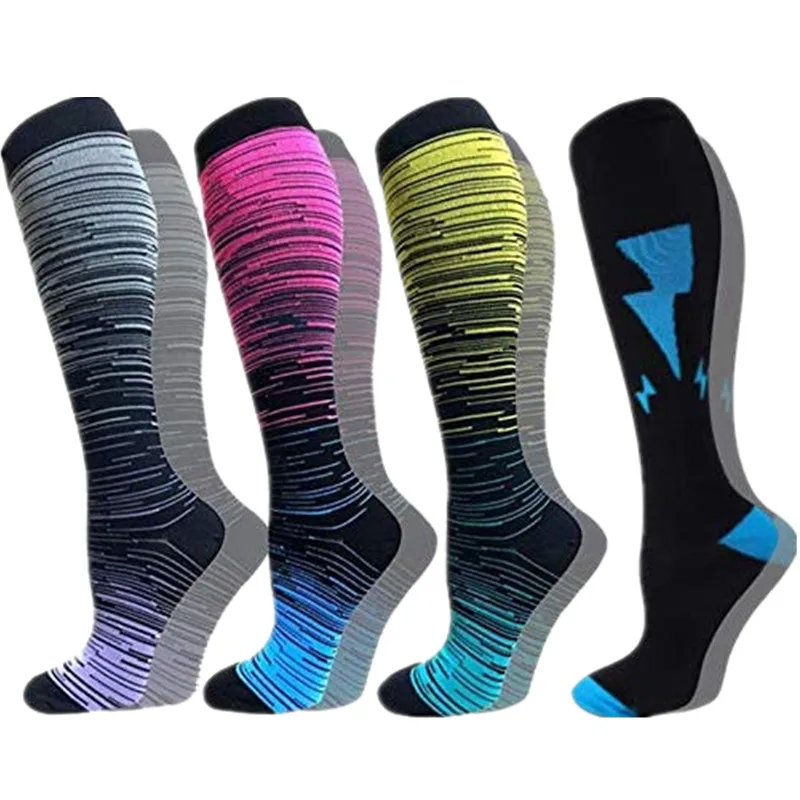 1 пара компрессионные чулки до колена|Мужские носки| |