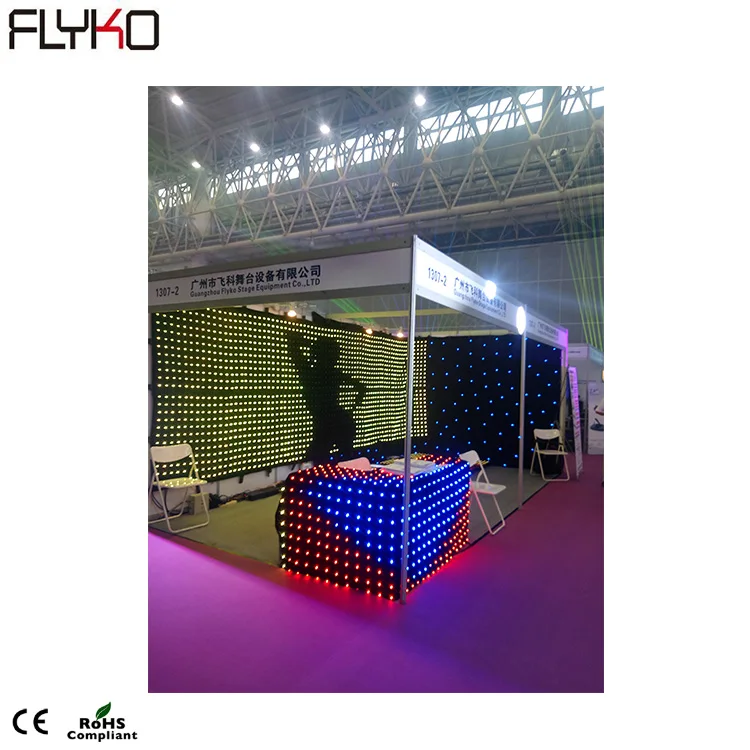 

Горячая P10 2x3 м светодиодный пикантные светодиодная видео штора диско СИД полного цвета экрана