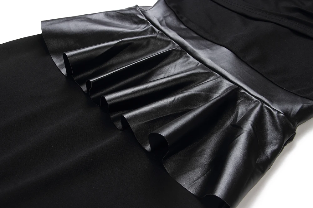 Вечернее платье для вечерние Ринок черное Бандажное с длинным рукавом