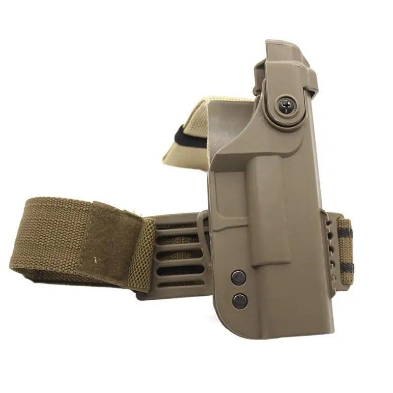 

Tactical Gun Holster For Glock 17 19 22 23 26 31 Airsoft Pistol Drop Leg Holster combat Thigh gun Bag Case Hunting Accessories