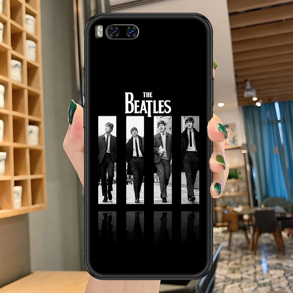 

the Beatle band Phone case For Xiaomi Mi Max Note 3 A2 A3 8 9 9T 10 Lite Pro Ultra black fashion cover pretty shell painting