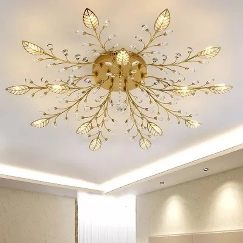 Новый товар светодиодный потолочный светильник с искусственными кристаллами