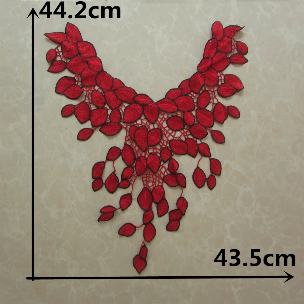 Модный стиль горячее шитье красивая Цветочная кружевная ткань аппликация