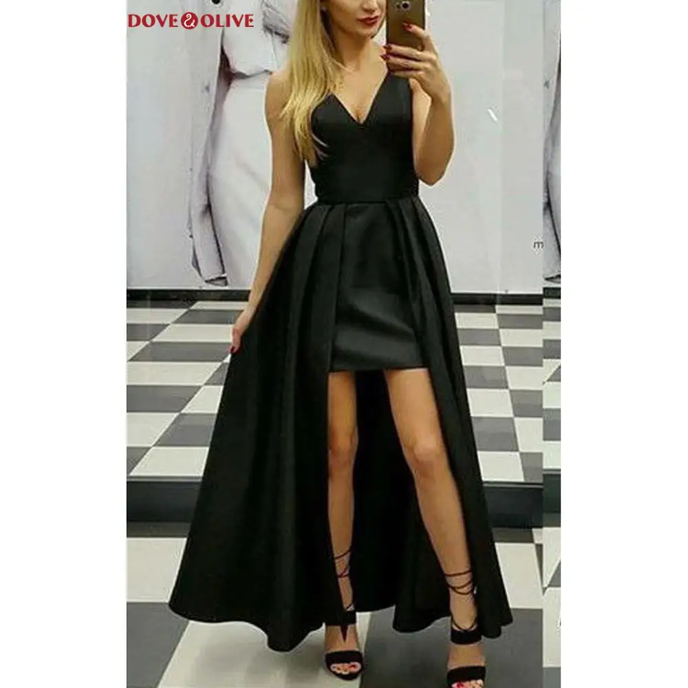 

Атласное платье без рукавов, с глубоким V-образным вырезом, на заказ