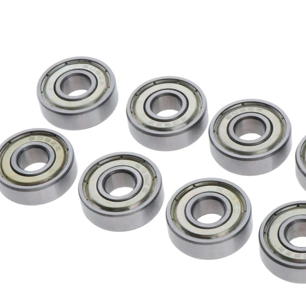 

8x Abec 9 Skateboard Bearing Skates Wheels Ball Bearings 8mm Repair Accessories