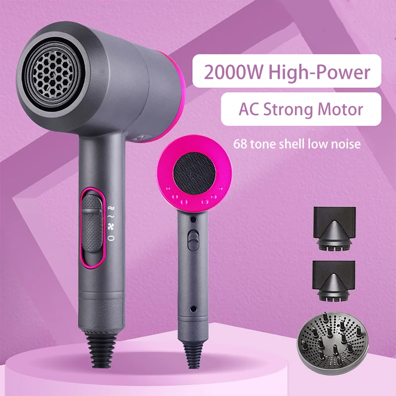 Профессиональная электрическая фен для волос с рассеивателем 2000 Вт|Фены волос| |