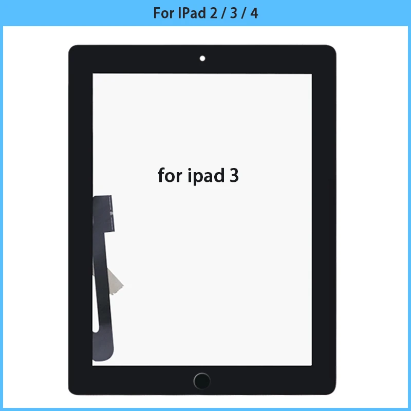 Сенсорный экран для iPad 2 сенсорная панель переднее стекло сенсорный датчик