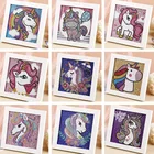 5D Алмазный Набор для рисования для детей полный дрель картина по номерам Наборы для начинающих Uncorn сделай сам со стразами Стразы Искусство ремесло набор