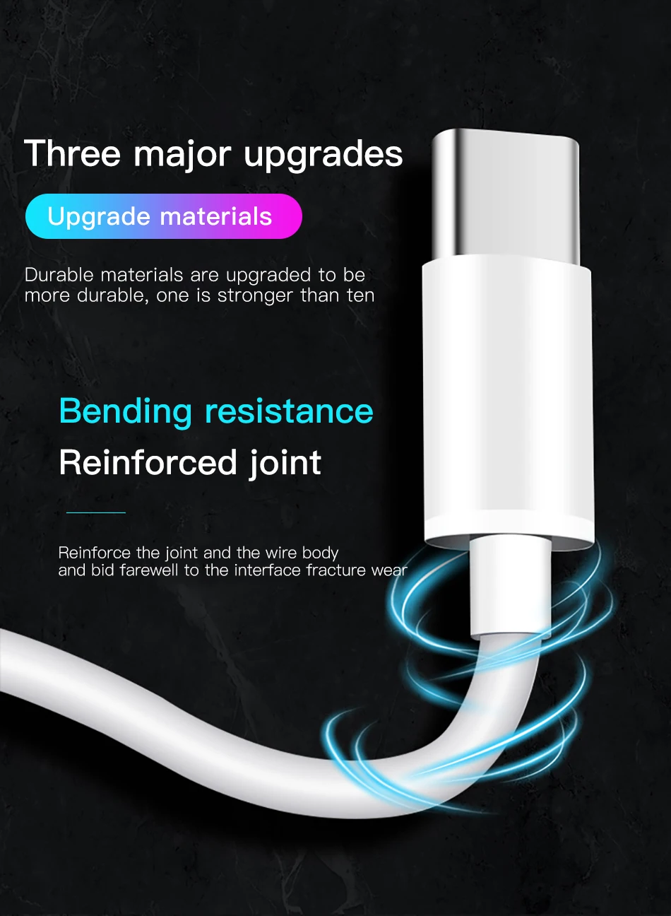 ACCEZZ 5A usb type C для Xiaomi Mix 3 huawei P30 P20 USB C кабель для мобильного телефона Быстрая зарядка type C кабель для устройств usb type-C