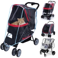 pet cart stroller raincover cart dust rain snow cover raincoat pushchairs pram buggy raincover shield cover uv protection