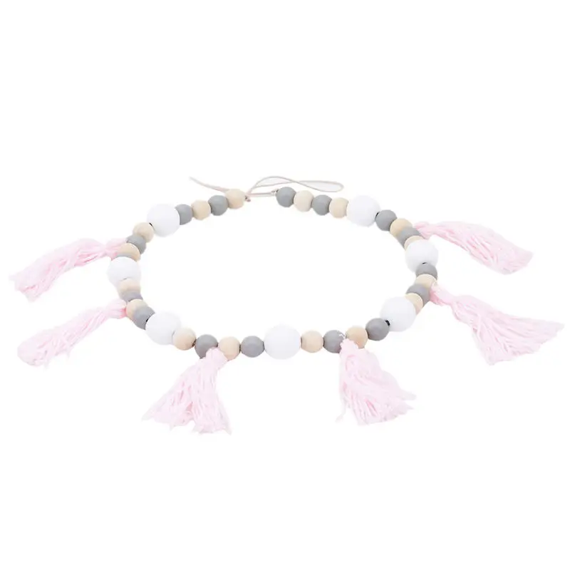 2019 скандинавские деревянные макароны бусины кисточки для девочек и младенцев