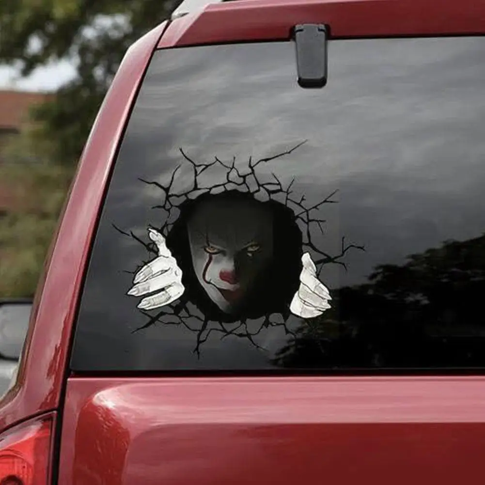 Наклейки на автомобиль в стиле клоуна Джокера аксессуары для наклеек виниловые