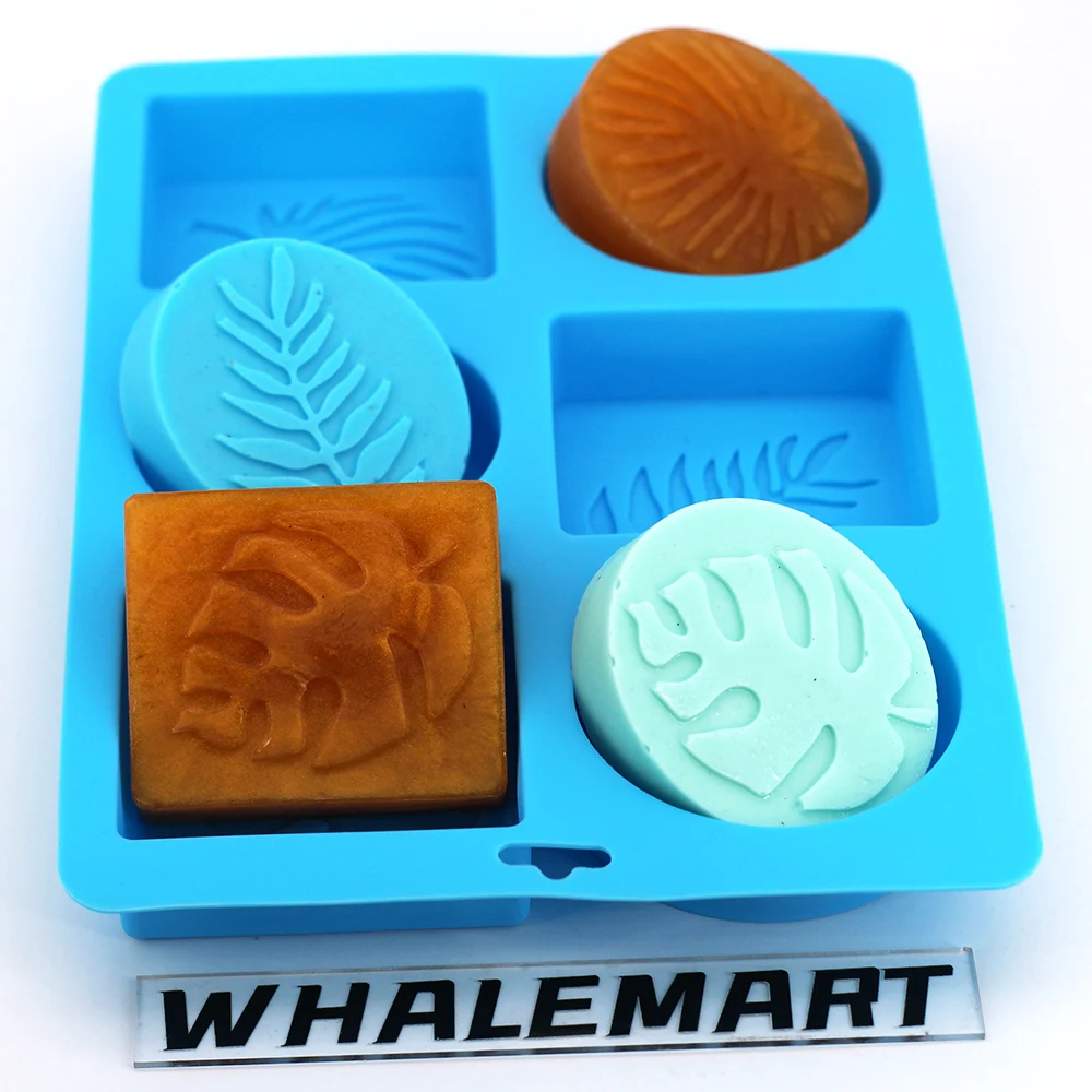 

Soap Molds Silicone Material Palm Leaf 6 Holes Mold For Making Supplies DIY Craft Tool DIY Handmade Gift