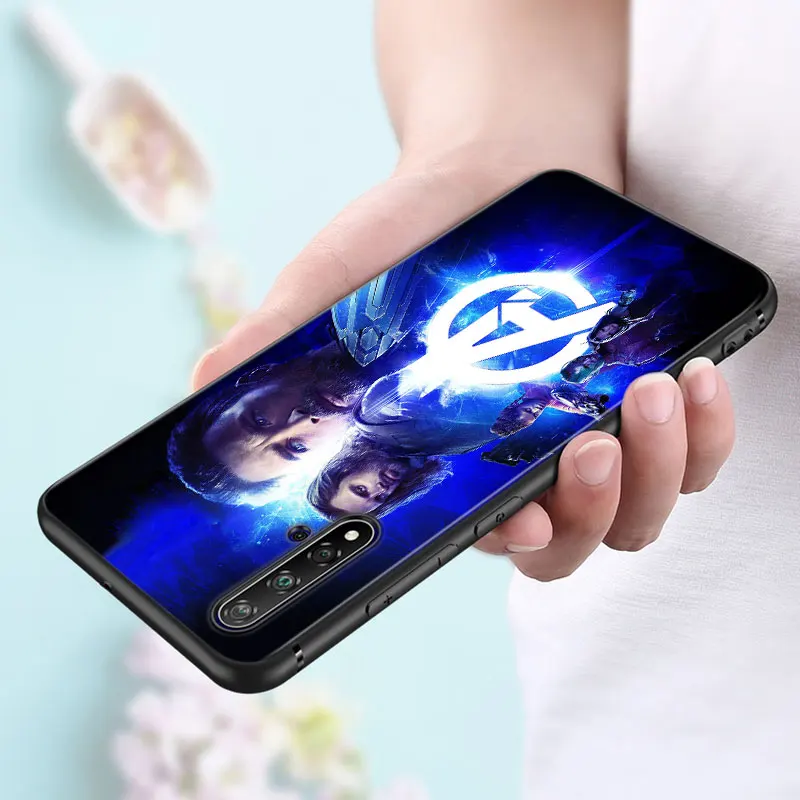 Черный чехол Мстители Железный человек Капитан Америка для huawei Nova 5 3i P Smart Z Plus P30 P20 Pro P10 P9 Lite чехол для телефона - Цвет: Style 06