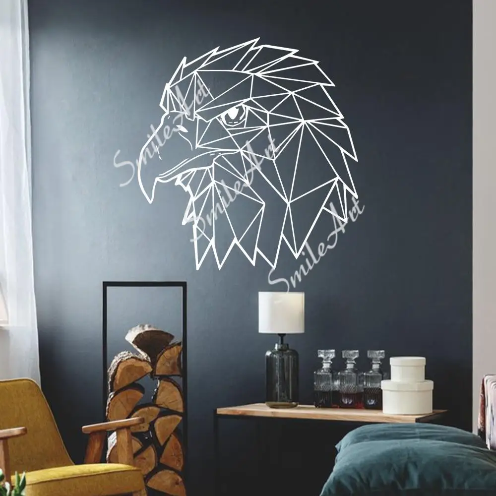 

Бесплатная доставка, геометрические водонепроницаемые настенные наклейки с животными, домашний декор для детской комнаты, гостиной, домаш...