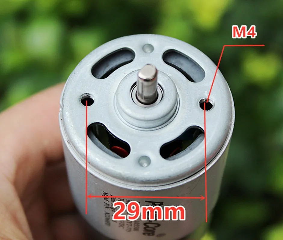 DC 12 V-24 V ZYT-775 двойной шариковый подшипник высокоскоростной двигатель постоянного тока с высоким крутящим моментом