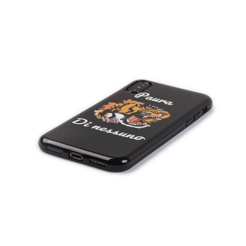 Франция модный ударопрочный черный силиконовый чехол для iPhone X XS XR Max 8 7 Plus 6 6S