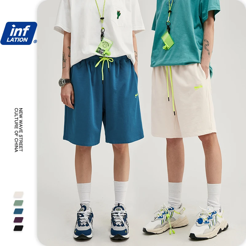 Шорты мужские с эластичным поясом хлопок 100% штаны-султанки в стиле хип-хоп