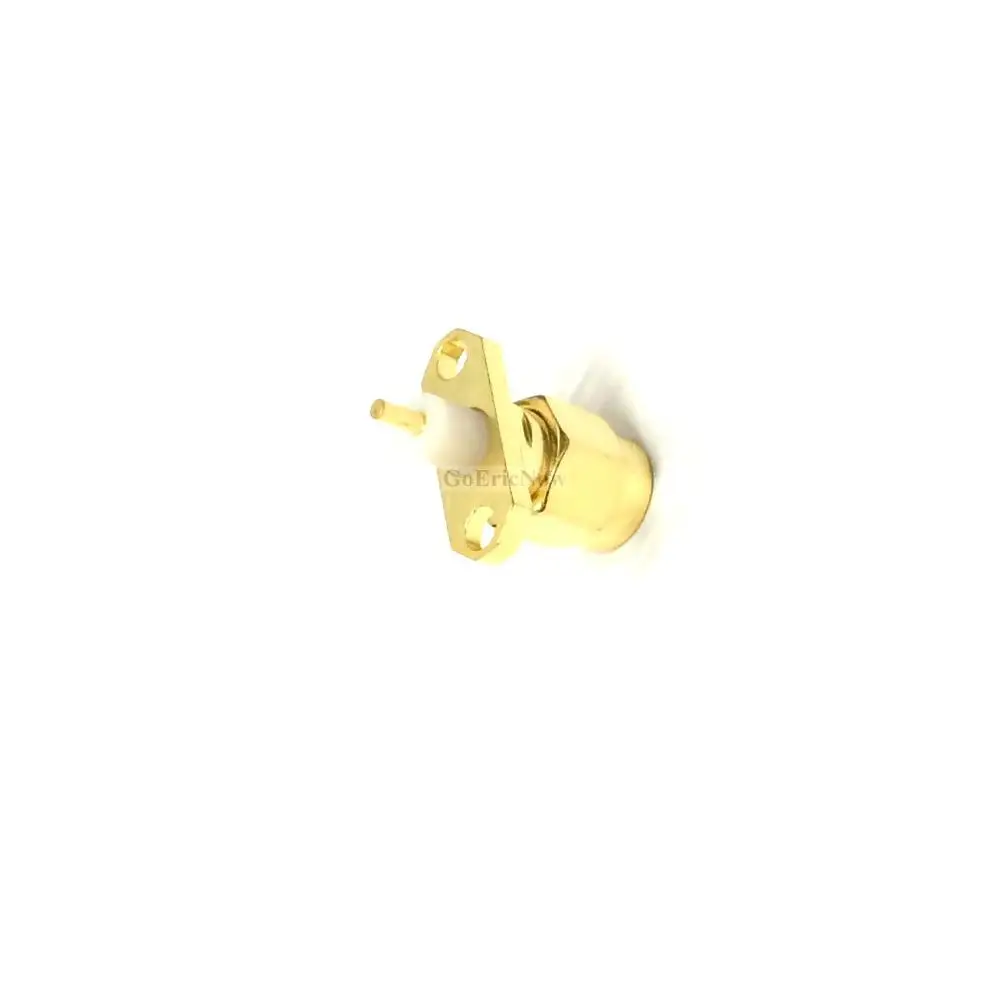5 pcs RF Coaxial Gold Brass SMA Male Chassis Panel Mount 2 Holes flange insulator Connectors | Обустройство дома