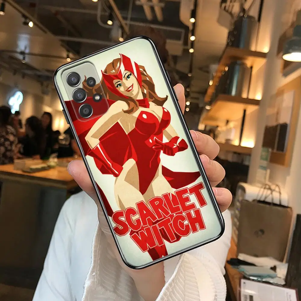 Чехол для телефона Scarlet Witch корпус Samsung Galaxy A70 A50 A51 A71 A52 A40 A30 A31 A90 A20E 5G a20s черный