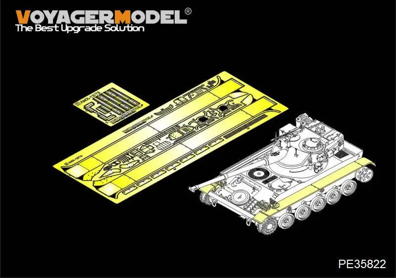 

Voyager 1/35 PE35822 French AMX-13/75 light tank Fenders (For TAKOM 2036/2038)