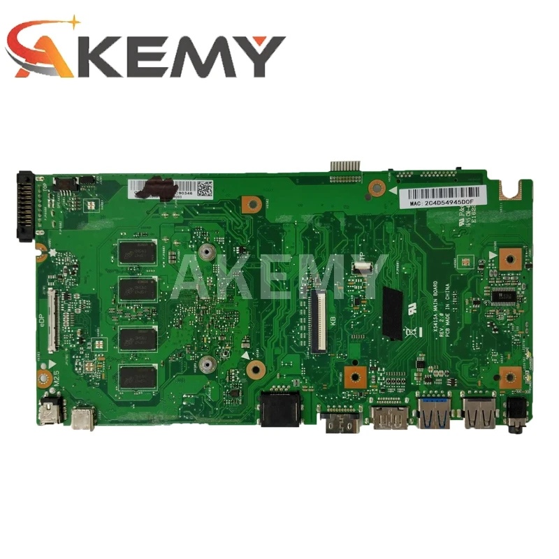 Материнская плата X541SA For Asus X541 X541S материнская для ноутбука N3060 CPU 1 6 GHz 8GB RAM |