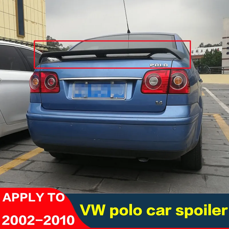 Спойлер для VW Polo заднее крыло автомобиля из АБС-материала 04 05 02-10 автомобильный